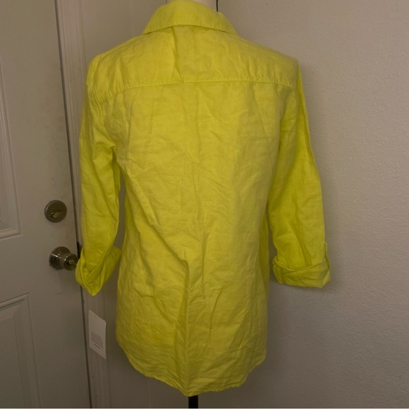 ELLEN TRACY LINEN TUNIC SIZE SMALL - Picture 5 of 10